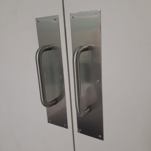 Stainless steel door pulls
