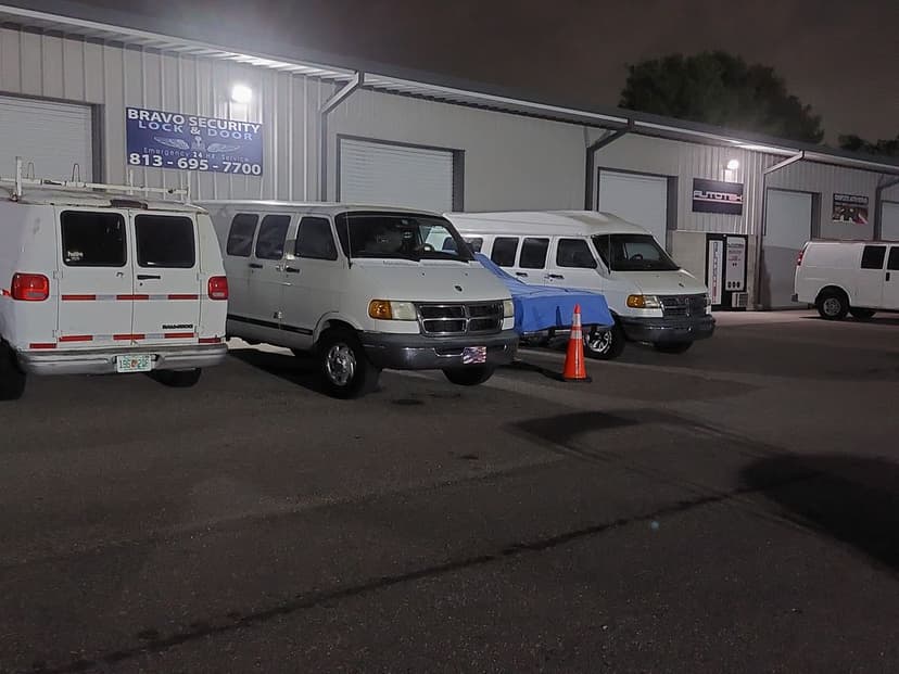Bravo Security shop and service fleet