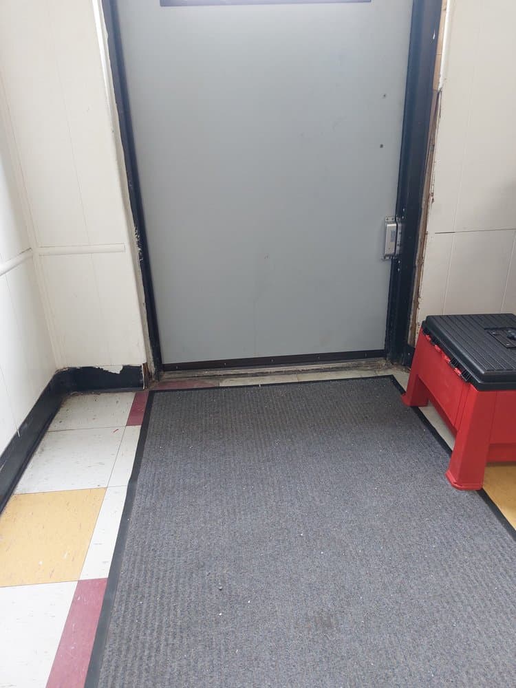 Commercial door frame repair